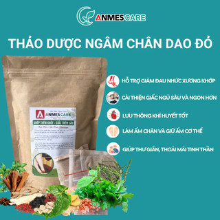 Thảo Dược Ngâm Chân Dao Đỏ, Giảm Đau Nhức Xương Khớp, Ngủ Ngon, Thải Độc  - SET 15 GÓI, ANMESCARE