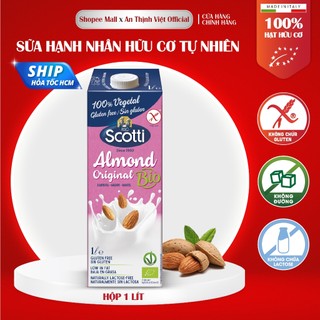 Sữa Hạnh Nhân Hữu Cơ Riso Scotti - ORGANIC Original Almond Drink - 1L