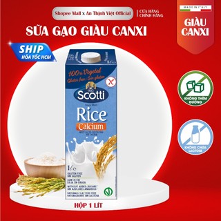 Sữa Gạo Hữu Cơ Giàu Canxi Riso Scotti - Bio Calcium Rice Drink - 1L