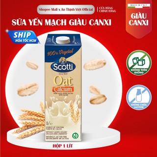 Sữa Yến Mạch Canxi, Bổ Sung Nhiều Canxi Riso Scotti - Bio Calcium Oat Drink - 1L