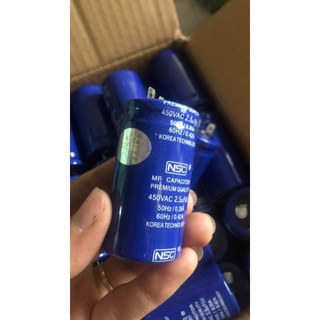 Tụ quạt trần 400VAC  2.5uf 3uf / 450VAC