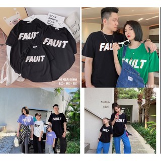 Áo gia đình fault cá tính siêu hot