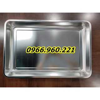 Khay inox 405 cm khay nấu 3.5kg gạo cho tủ hấp cơm công nghiệp, khay nấu cơm - khay lỗ dùng để hấp