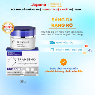 Kem dưỡng trắng và tái tạo da ban đêm Transino Whitening Repair Cream EX 35g