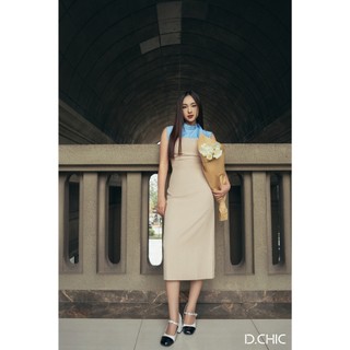 D.CHIC Váy 2 dây dáng dài nhún eo MS: 2823601