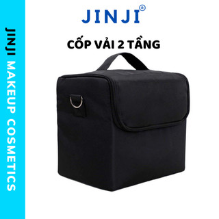 Cốp Đựng Đồ Trang Điểm cá nhân vải 2 Tầng Dùng Cho Makeup Phun Xăm NailTrang Điểm JINJI