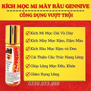 Serum dưỡng kích mọc mi + mày, mi tóc , râu thái lan, siêu dài và dày