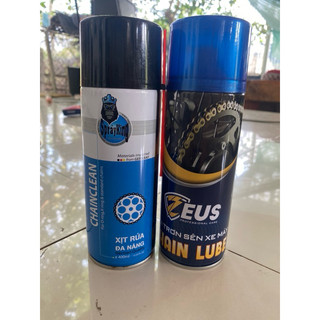 Combo vệ sinh sên, dưỡng sên, rửa sên Sprayking zeus chai 400ml chính hãng cao cấp
