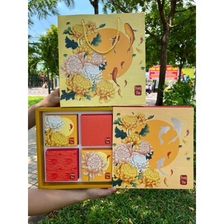 vỏ hộp trung thu 4 bánh (150-250g) hàng có sẵn trọn 1 bộ siêu rẻ