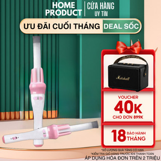 Máy làm tóc, máy uốn tóc mini làm xoăn tóc xoay vivid 360 độ, tạo kiểu dễ dàng