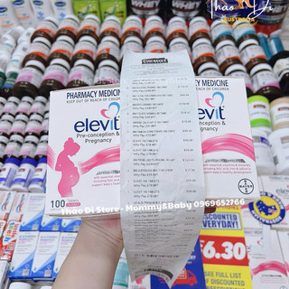 Vitamin Elevit Bầu, Sau Sinh - Úc