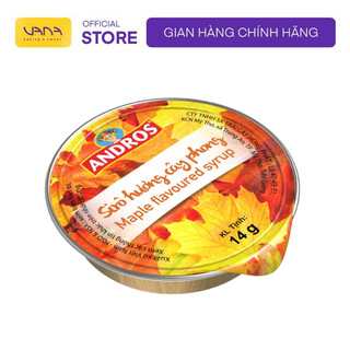 SYRUP MAPLE - SIRO LÁ PHONG KHÔNG ĐƯỜNG VỈ NHỎ 14G ĂN KÈM PANCAKE VÀ CÁC MÓN TRÁNG MIỆNG TỐT CHO SỨC KHỎE