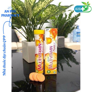 Viên sủi C Multivitamin pluszs hà thành đạt chuẩn GPP (tuýp 20viên, viên 4g)