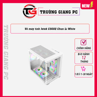 Vỏ case máy tính jetek csgo2 chun li white/black - new bảo hành 12 tháng