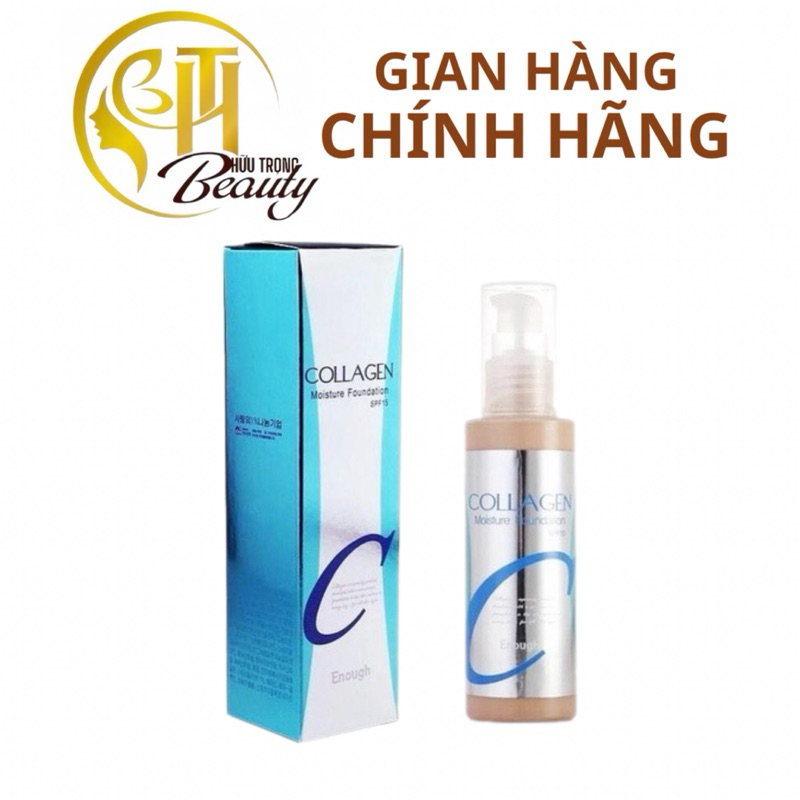 Kem Nền Collagen Căng Bóng Da Chống Nắng ENOUGH Collagen Moisture Foundation SPF15