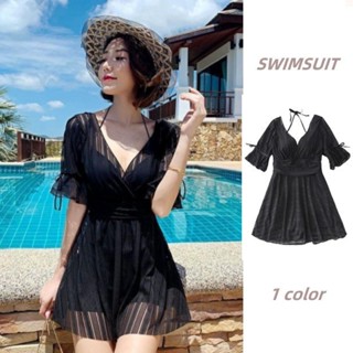 Đồ Bơi Nữ Có Big Size (43-70kg) Áo Tắm Bikini Đi Biển Kín Đáo Giấu Bụng Dạng Váy (T015)