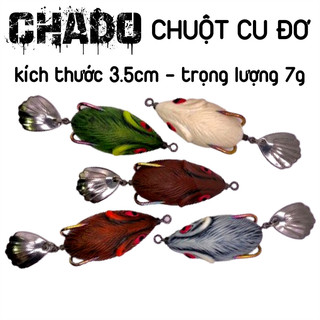 Nhái hơi mini ,CHUỘT CUĐƠ chuyên câu lure cá lóc ,cá chẽm made in Thailand