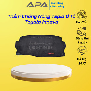 Thảm taplo ô tô lông cừu 📌HÀNG LOẠI I📌 xe TOYOTA INNOVA có 3 lớp chống trượt