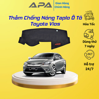 Thảm taplo ô tô lông cừu 📌HÀNG LOẠI I📌 xe TOYOTA VIOS có 3 lớp chống trượt