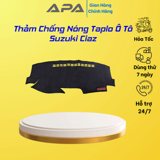 Thảm taplo ô tô lông cừu 📌HÀNG LOẠI I📌 xe SUZUKI CIAZ có 3 lớp, chống trượt
