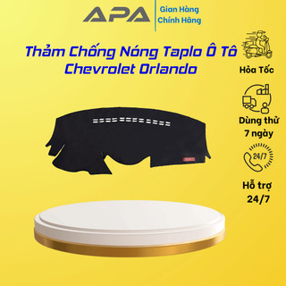 Thảm taplo ô tô lông cừu 📌HÀNG LOẠI I📌 xe Chevrolet Orlando có 3 lớp, chống trượt