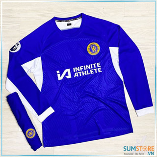 Bộ quần áo đá bóng Chelse-a Dài Tay - Đồ đá banh 2024