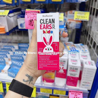 Xịt tan ráy tai clean ears kids 30ml - úc