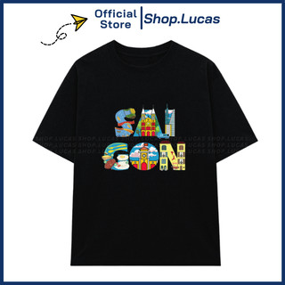 Áo Thun In Chữ Sài Gòn Saigon Việt Nam Unisex Nam Nữ Phông Du Lịch Shop.Lucas