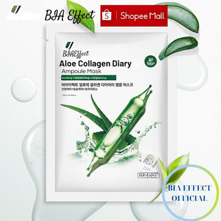  Mặt nạ tinh chất lô hội  ALOE COLLAGEN DIARY AMPOULE MASK dưỡng ẩm, phục hồi da 25ml