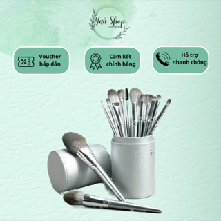  Bộ Cọ Trang Điểm 14 Cây Cọ Trang Điểm Cá Nhân Chuyên Nghiệp Đầu Lông Mềm Mại Kèm Cốc Bao Da 