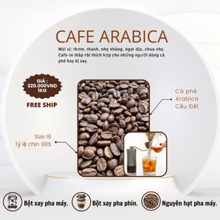 250g cafe arabica cầu đất đà lạt rang kiểu medium, duy long coffee.