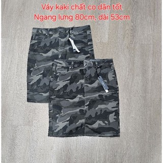 Váy nữ ( chất kaki co dãn , eo 80cm )