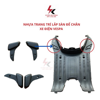 Nhựa trang trí sàn để chân Vespa - Lắp sàn để chân xe điện Vespa