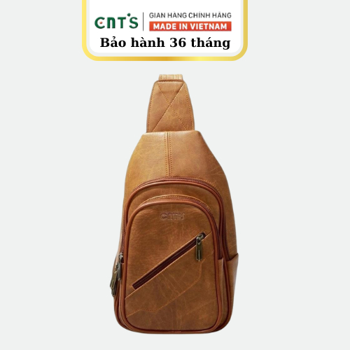 Túi da đeo chéo CNT Unisex phong cách hàn quốc MQ05