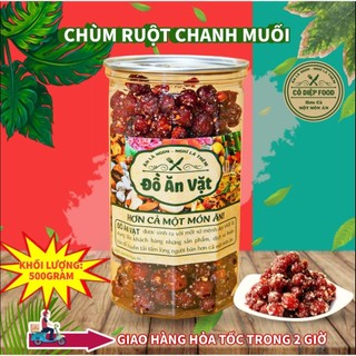 Chùm Ruột Sấy Chanh Muối Lon 500gr [FREE SHIP] TỪ ĐƠN 50K, [Loại Đặc Biệt] Hàng ngon nhà làm LOẠI 1