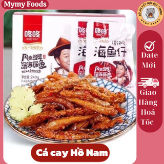 Cá cay Trung Quốc ăn liền 12g, cá cay Hồ Nam nội địa trung ăn liền
