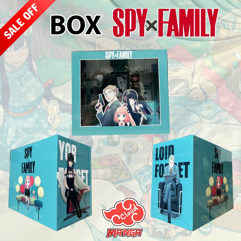 Box Spy x family dùng để bày manga [không kèm truyện tập 1,2,3,4,5,6,7,8,9,10]