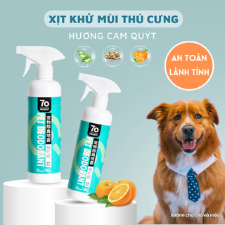 Xịt khử mùi khử khuẩn chó mèo. dung dịch xịt khử mùi thú cưng 500ml khử trùng, khử khuẩn khử mùi nước tiểu chó mèo