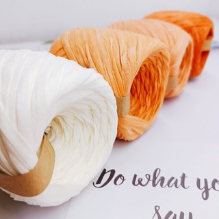Sợi cói giấy Airy ( TRƠN + LOANG )