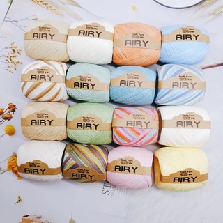 Sợi cói giấy Airy trơn