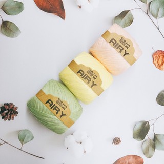Sợi cói giấy Airy ( TRƠN + LOANG )