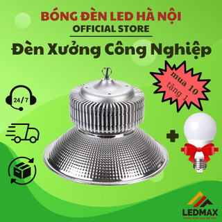 (MUA 10 TẶNG 1 BÓNG BÚP KÍN )Đèn Xưởng Công Nghiệp 150W- 200W , Đèn Pha Led Nhà Xưởng Ánh Sáng Trắng