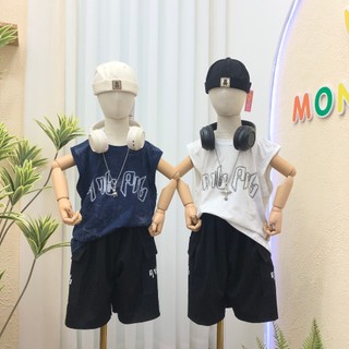 Bộ 3 lỗ bé trai ARB, bộ bé trai cao cấp, bộ cotton bé trai mùa hè