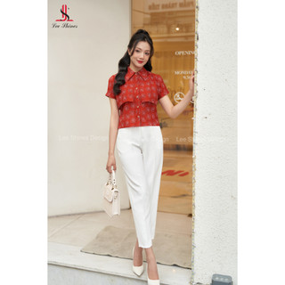 Quần baggy thụng Lee Shines, 3 tông màu vải trượt Hàn ôm dáng và đứng phom
