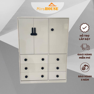 Tủ nhựa trẻ em tay gấu đáng yêu, cao 1m45 ngang 1m07 sâu 40cm, mira house miễn phí lắp đặt