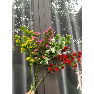Cỏ Điểm cành cao -cành lá giả trang trí -hoa giả