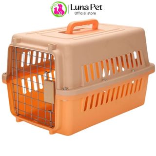 Lồng hàng không LunaPet LV01 vận chuyển chó mèo đi du lịch - Lồng nhựa vận chuyển thú cưng tiện lợi