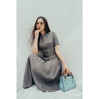 D.chic áo cộc tay cổ tàu dáng ôm ms: 1812508