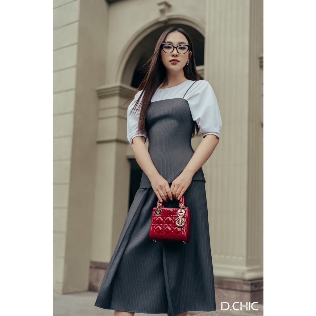 D.CHIC Chân váy dáng A cạp rời ly súp MS: 382820
