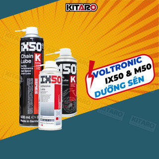Xịt Dưỡng Sên - Bôi Trơn Sên Cao Cấp Voltronic M50 - IX50 - Vệ Sinh Sên, Rửa Sên IX69 Jumbo